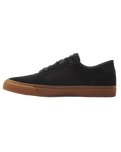 The DC Shoes Mens Teknic Shoes in Black & Gum