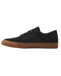 The DC Shoes Mens Teknic Shoes in Black & Gum