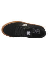 The DC Shoes Mens Teknic Shoes in Black & Gum