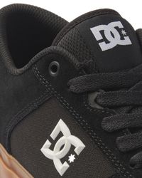 The DC Shoes Mens Teknic Shoes in Black & Gum