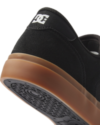 The DC Shoes Mens Teknic Shoes in Black & Gum