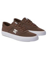 The DC Shoes Mens Teknic Shoes in Chocolate Brown