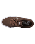 The DC Shoes Mens Teknic Shoes in Chocolate Brown