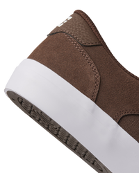 The DC Shoes Mens Teknic Shoes in Chocolate Brown