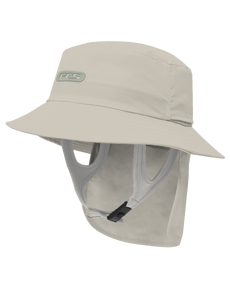 The FCS Mens Essential Surf Bucket Hat in Warm Grey