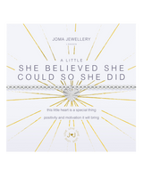 A Little 'She Believed She Could' Bracelet in Gold