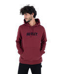 The Hurley Mens Fastline Hoodie in Russet