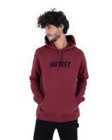 The Hurley Mens Fastline Hoodie in Russet