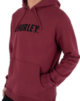 The Hurley Mens Fastline Hoodie in Russet