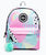 The Hype Pastel Collage Backpack in Pink