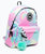 The Hype Pastel Collage Backpack in Pink