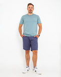 Belted Chino Walkshorts in Powder Blue