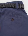 Belted Chino Walkshorts in Powder Blue