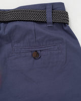 Belted Chino Walkshorts in Powder Blue