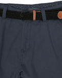 The Salt Water Seeker Mens Belted Chino Walkshorts in Powder Blue