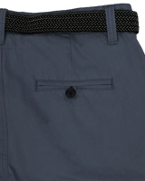 The Salt Water Seeker Mens Belted Chino Walkshorts in Powder Blue