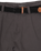 The Salt Water Seeker Mens Belted Chino Walkshorts in Charcoal