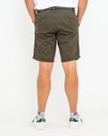 Belted Chino Walkshorts in Deep Depths Green