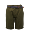 The Salt Water Seeker Mens Belted Chino Walkshorts in Khaki