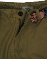 The Salt Water Seeker Mens Belted Chino Walkshorts in Khaki