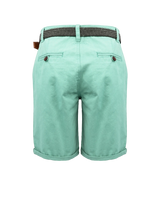 The Salt Water Seeker Mens Belted Chino Walkshorts in Mint