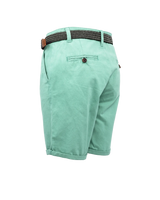 The Salt Water Seeker Mens Belted Chino Walkshorts in Mint