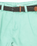 The Salt Water Seeker Mens Belted Chino Walkshorts in Mint