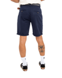 The Salt Water Seeker Mens Belted Chino Shorts in Navy