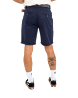 The Salt Water Seeker Mens Belted Chino Shorts in Navy