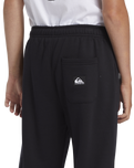 The Quiksilver Boys Boys Graphic Joggers in Black