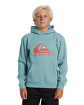 The Quiksilver Boys Boys Big Logo Hoodie in Marine Blue