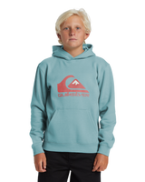 The Quiksilver Boys Boys Big Logo Hoodie in Marine Blue