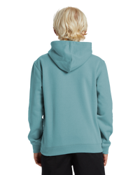 The Quiksilver Boys Boys Big Logo Hoodie in Marine Blue