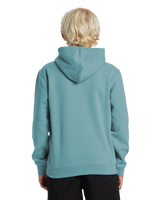 The Quiksilver Boys Boys Big Logo Hoodie in Marine Blue