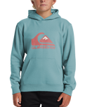 The Quiksilver Boys Boys Big Logo Hoodie in Marine Blue