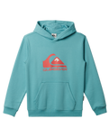 The Quiksilver Boys Boys Big Logo Hoodie in Marine Blue