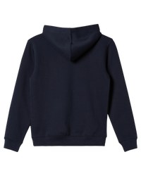 The Quiksilver Boys Boys Big Logo Hoodie in Dark Navy