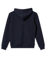 The Quiksilver Boys Boys Big Logo Hoodie in Dark Navy