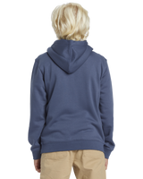 The Quiksilver Boys Boys Graphic Hoodie in Vintage Indigo