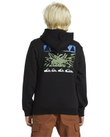 The Quiksilver Boys Boys Graphic Hoodie in Black