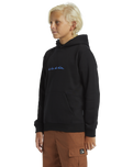 The Quiksilver Boys Boys Graphic Hoodie in Black