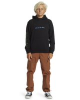 The Quiksilver Boys Boys Graphic Hoodie in Black