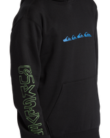 The Quiksilver Boys Boys Graphic Hoodie in Black