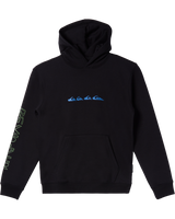 The Quiksilver Boys Boys Graphic Hoodie in Black