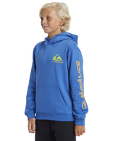 The Quiksilver Boys Boys Omni Logo Hoodie in Nebulas Blue