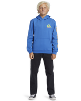 The Quiksilver Boys Boys Omni Logo Hoodie in Nebulas Blue