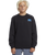 The Quiksilver Boys Boys Graphic Crew Sweatshirt in Black