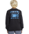 The Quiksilver Boys Boys Graphic Crew Sweatshirt in Black