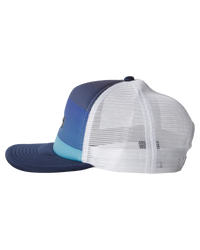 The Quiksilver Boys Boys Emu Coop Trucker Cap in Monaco Blue