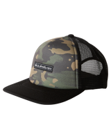 The Quiksilver Boys Boys Emu Coop Trucker Cap in Camo